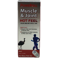 PoweRoll Pain Relief Plus Oil (Hot Feel) Roll-On 50ml