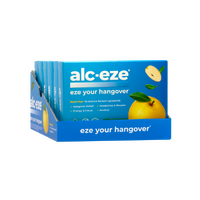 Alc-Eze Eze Your Hangover Two Doses 6 Tablets [Bulk Buy 6 Boxes] 