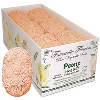 Clover Fields Favourite Flower Peony Soap 140g [Bulk Buy 12 Units]