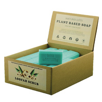 Clover Fields Loofah Scrub Soap 100g [Bulk Buy 36 Units]