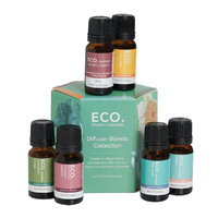 Eco Modern Essentials Aroma Essential Oil Diffuser Blends Collection 10ml (6 Essential Oils)