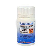 Martin & Pleasance Schuessler Tissue Salts Comb D (Skin Disorders) 125 Tablets