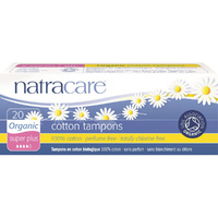 Natracare Organic Cotton Tampons Super Plus 20 Tampons