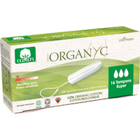 Organyc Organic Cotton Tampons Super x 16 Pack