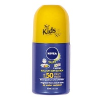 Nivea Sun Kids SPF 50+ Roll-On 65mL | 4 Hour Water Resistant