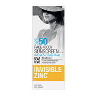 Invisible Zinc Face & Body SPF 50+ 75g