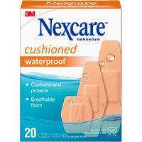 Nexcare WaterProof Cushion Foam Assorted 20 Pack