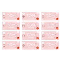 TOM Organic Tampons Mini 16 Pack [Bulk Buy 12 Units]