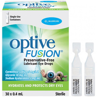Optive Fusion Eye Drops 0.4ml 30 Vials 