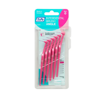 Tepe Interdental Angle Brush 0.4mm Size 0 (Pink) 6 Pack