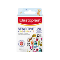 Elastoplast Sensitive Kids Adhesive Bandages Assorted Shapes 20 Pack