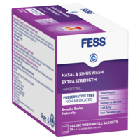Fess Nasal & Sinus Wash Extra Strength 24 Sachets