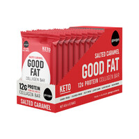 Googys Good Fat Collagen Bar Salted Caramel 45g [Bulk Buy 12 Units]