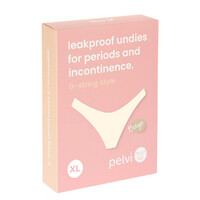 Pelvi Leakproof Underwear G-String Beige XL