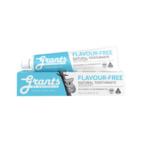 Grants Of Australia Natural Toothpaste Flavour-Free with No Mint 110g
