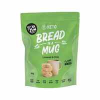 Get Ya Yum On (90 sec Keto) Bread In A Mug Linseed & Chia 50g