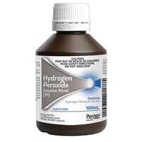 Perrigo Hydrogen Peroxide Solution 10 Vol (3%) 100ml [Australia Only]