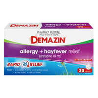 Demazin Allergy + Hayfever 30 Tablets (S2)