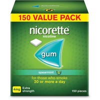 Nicorette Spearmint Gum 4mg 150 Pack