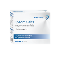 Apohealth Magnesium Sulfate Epsom Salts 375g
