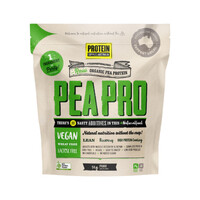 Protein Supplies Australia Protein Pea Pro (Raw Organic Pea Protein) Pure 1kg