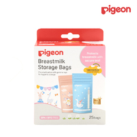 Pigeon Breast milk Storage Bags Animals 180ml 25 Pack