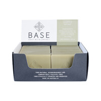 Base (Soap With Impact) Soap Bar Lavender & Green Clay (Raw Bar) 120g [Bulk Buy 10 Units]