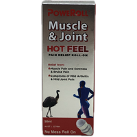 PoweRoll Pain Relief Plus Oil (Hot Feel) Roll-On 50ml