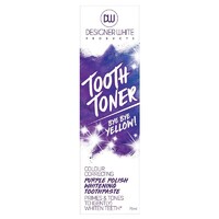 Designer White Tooth Toner Whitening Toothpaste 75mL Purple