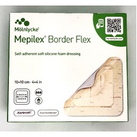 Mepilex Border Flex Dress 10x10cm 10 Pack Foam Dressing