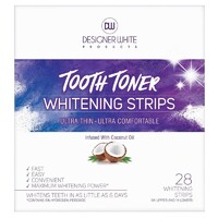 Designer White Tooth Toner Whitening Strips 28 Pack