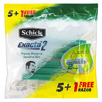 Schick Exacta 2 Sensitive Disposable Razor 5+1 Pack