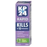 KP24 Head Lice Rapid 150ml With Comb