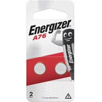 Energizer A76 Silver Miniature Alkaline Button Battery 2 Pack