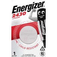 Energizer 2430 Lithium Coin Battery 1 Pack