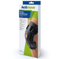 Actimove Knee Stabilizer Adjustable Horseshoe & Stays Large Black