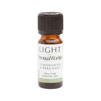 AromaWorks Light 100% Pure Essential Oil Blend Lemongrass & Bergamot 10ml