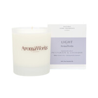 AromaWorks Light Candle Petitgrain & Lavender Medium 220g