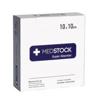 Medstock Super Absorber 10x10cm Box of 10
