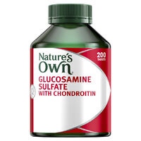 Nature’s Own Glucosamine Sulfate with Chondroitin 200 Tablets