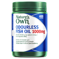Nature’s Own Odourless Fish Oil 1000mg 400 Capsules