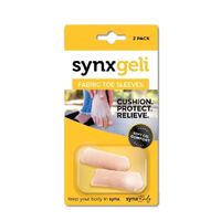 SynxGeli Gel Fabric Toe Sleeves 2 Pack