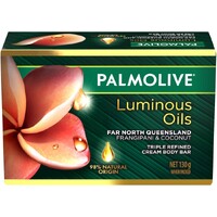 Palmolive Luminous Oils Coconut Oil & Frangipani Bar Soap 130g