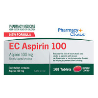 Pharmacy Choice EC Aspirin 100 168 Tablets (S2)