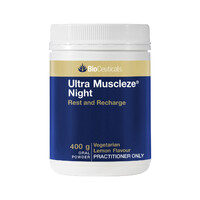BioCeuticals Ultra Muscleze Night Lemon Oral Powder 400g