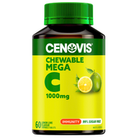 Cenovis Chewable Mega Vitamin C 1000mg Lemon 60 Tablets