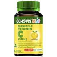 Cenovis Kids Chewable Vitamin C 250mg Lemonade 150 Tablets