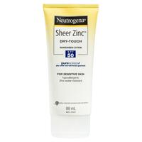 Neutrogena Sheer Zinc Dry-Touch Sunscreen Lotion SPF 50 88ml
