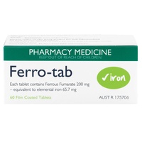 Ferro-Tab 60 Tablets  (S2)