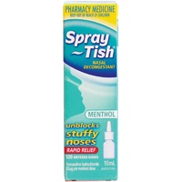 Spray Tish Menthol Metered Dose Nasal Mist 10mL (S2)